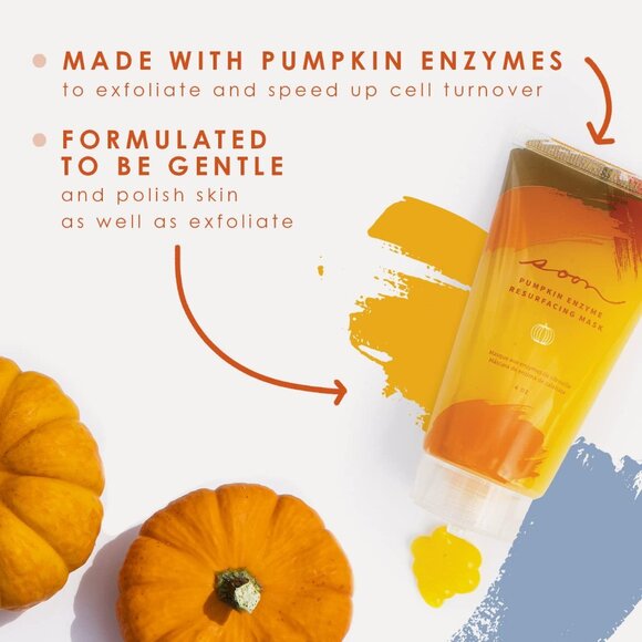 Soon Skincare Unisex Pumpkin Face Enzyme Mask Exfoliating Brand New - Picture 4 of 5